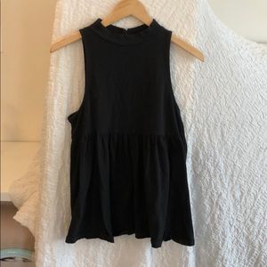 Free People Black Tank